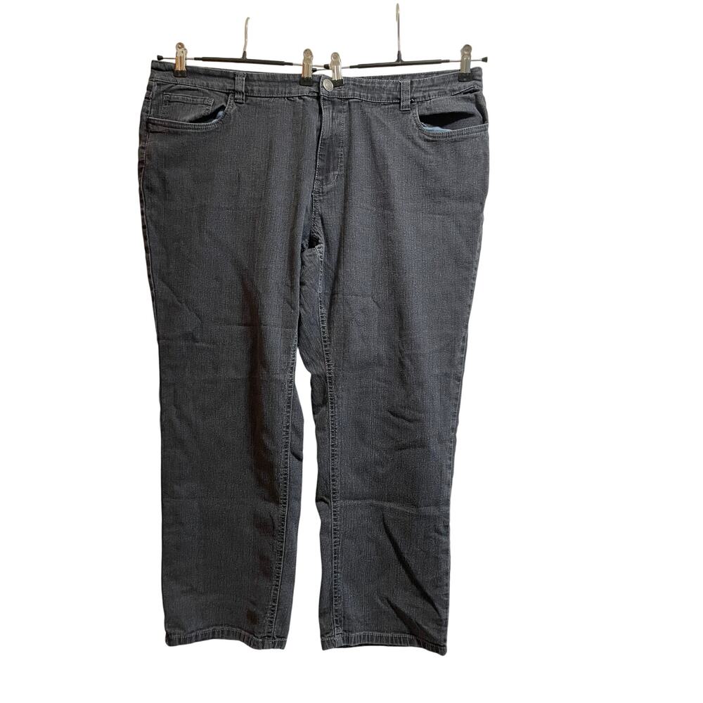 Avenue Jeans Women's Size 22 Washed Out Black Jeans